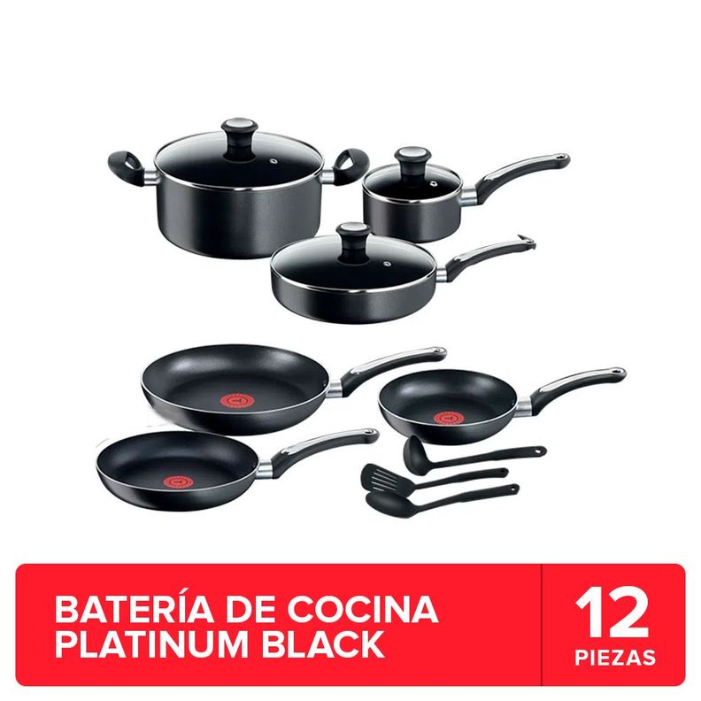 Batería 12 piezas Platinium Black-1