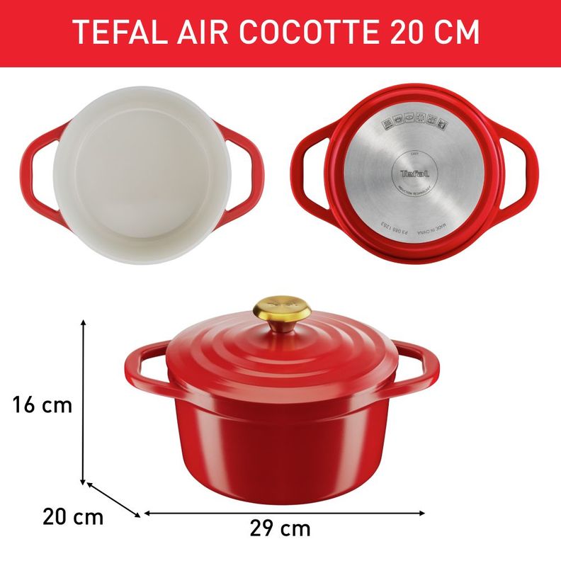 Olla Cocotte Air 20 cm-7