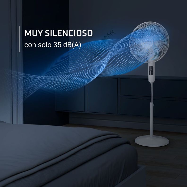 Ventilador pedestal Turbo Silence Fan 16'' 32 W Rowenta-2