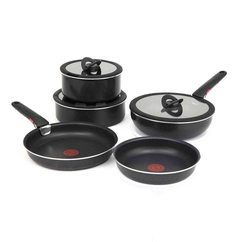 Batería de cocina 12 piezas Ingenio + 2 mangos-0