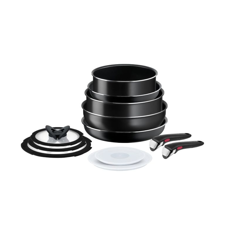 Batería de cocina 12 piezas Ingenio + 2 mangos-1