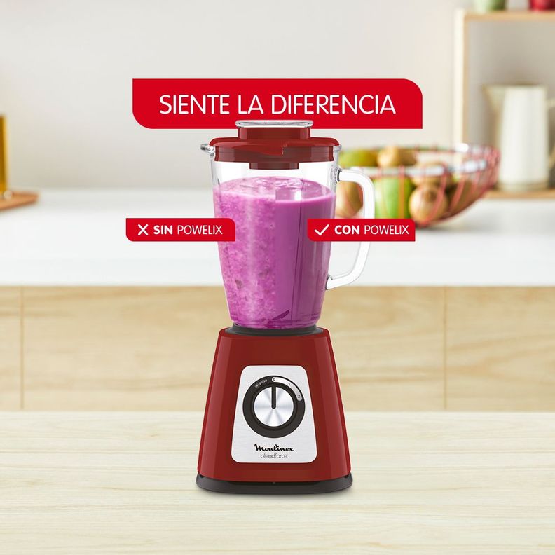 Licuadora Blendforce Rojo 2V + Pulse 800W-1
