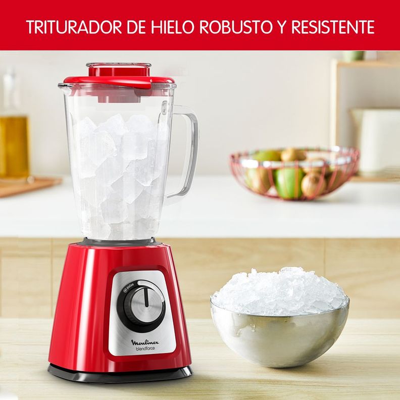 Licuadora Blendforce Rojo 2V + Pulse 800W-4