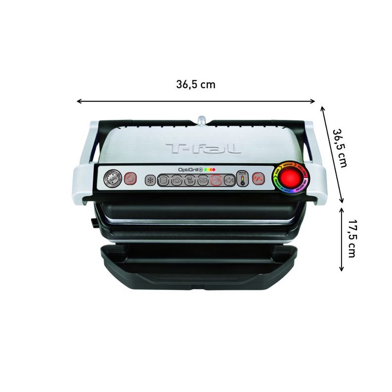 Parrilla eléctrica inteligente Optigrill 2000W Antiadherente GC712D12-7