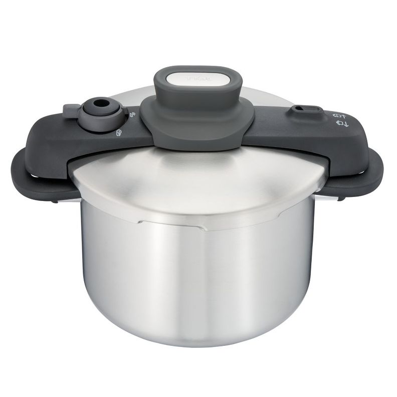 Olla a Presion Secure Compact 6L Acero InoxidableTefal Gris