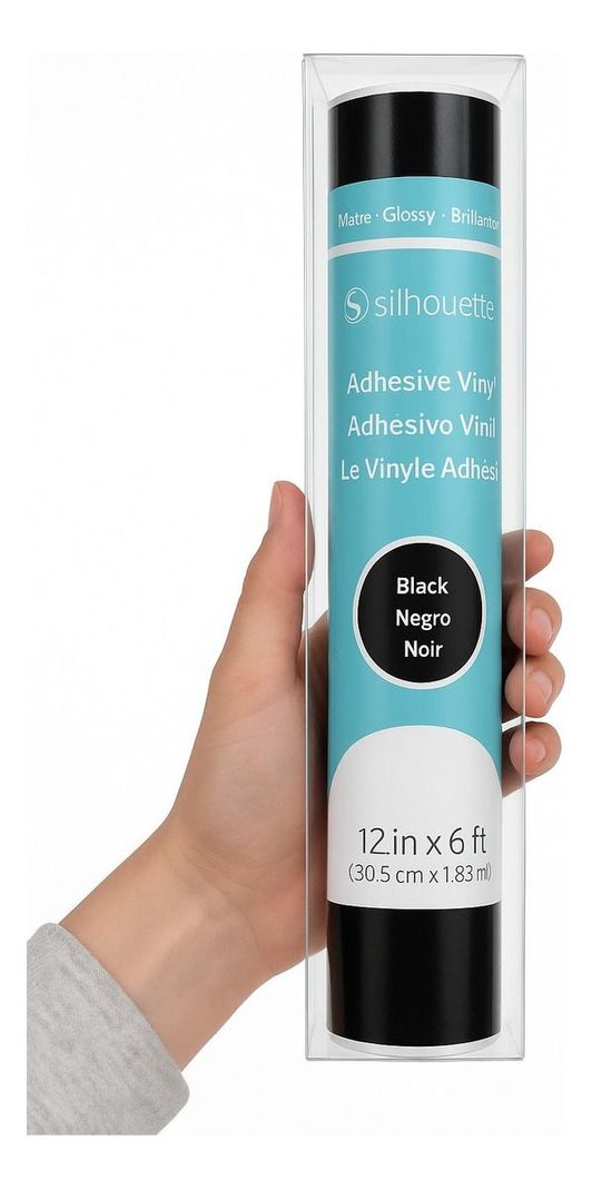 Vinilo Adhesivo Glitter Negro