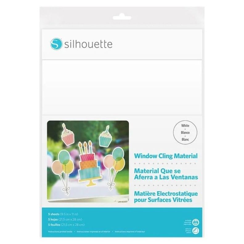 Material Adhesivo Blanco Silhouette