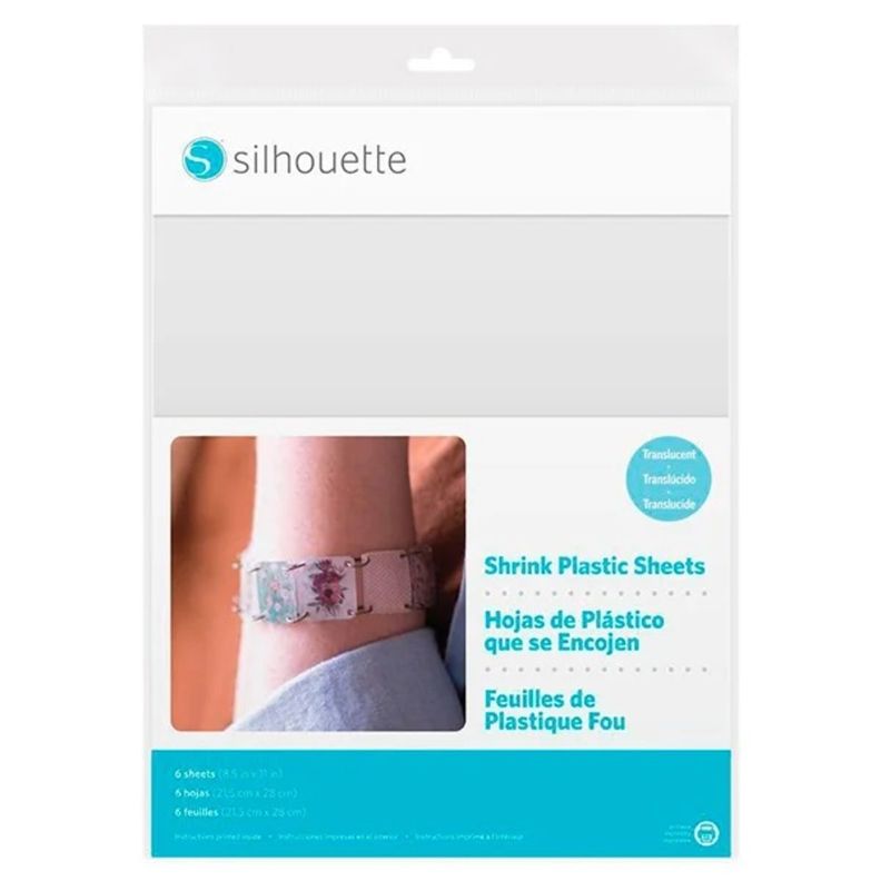 Plastico termorretractil imprimible Transparente Silhouette Surtido