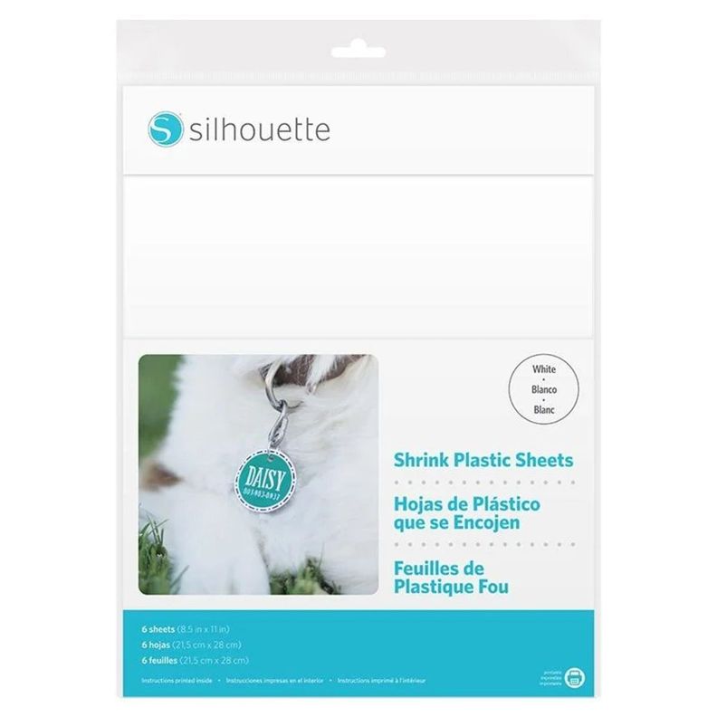 Plastico Termorretractil Imprimible Blanco Silhouette