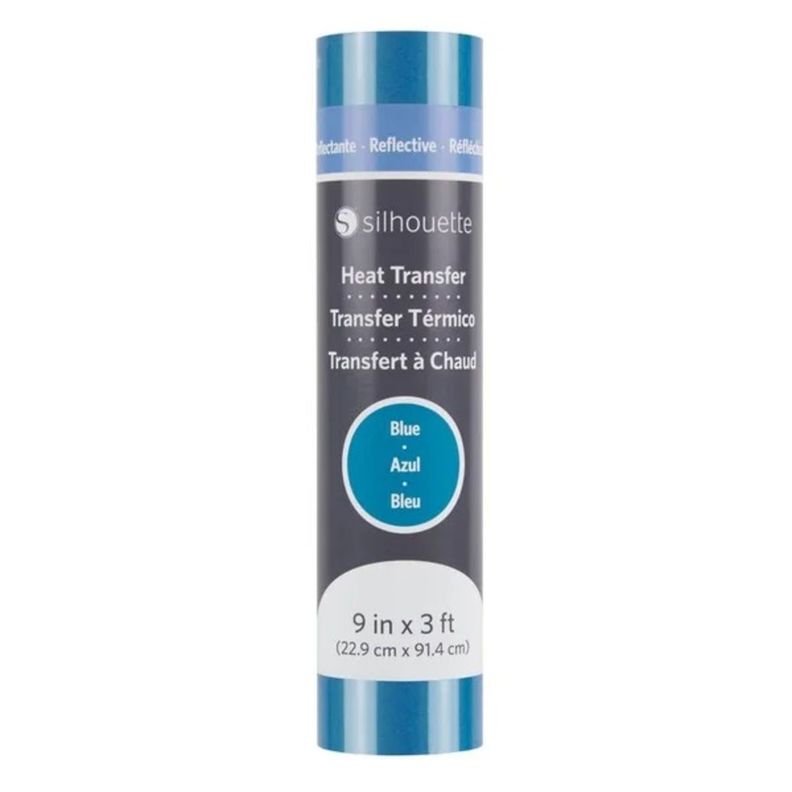 Vinilo Transfer Termico Reflectivo Azul