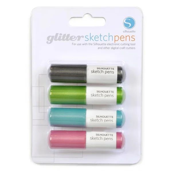 Pack De Lápices Para Dibujo Glitter Silhouette