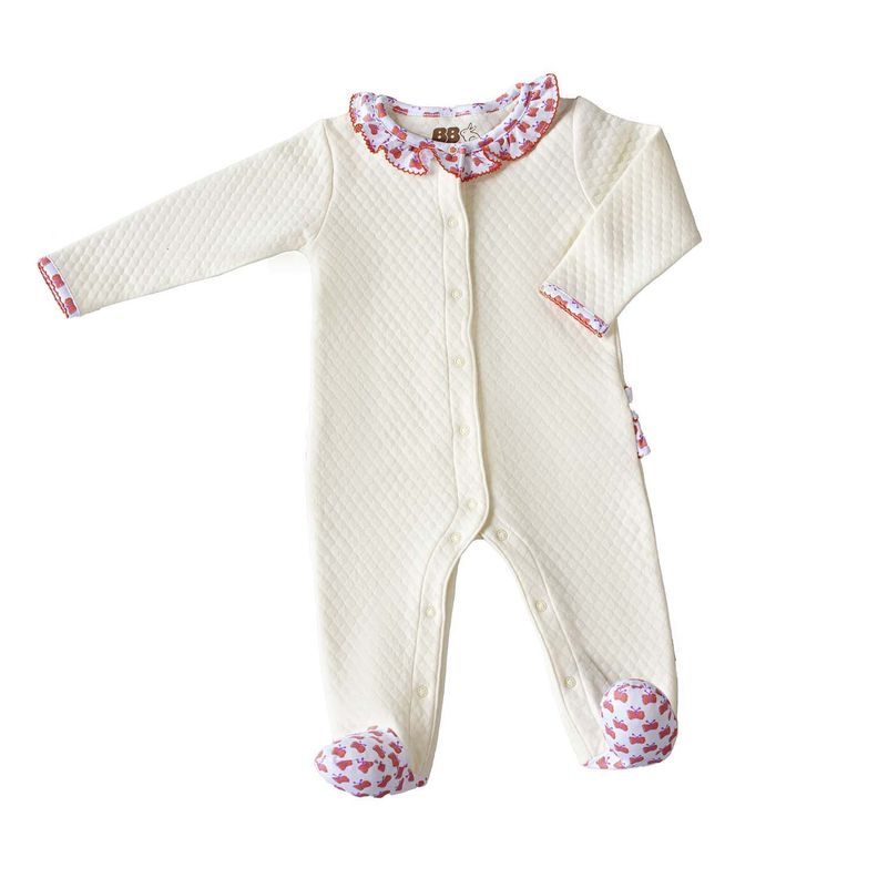 ENTERITO CORAZON  MODELO CON DETALLE DE BRODERI EN CUELLO MANGAS Y PIES NIÑA 9-12 MESES-0