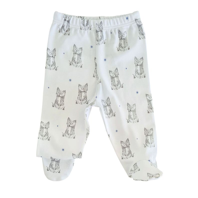 PANTALON CON PIE ZORROS 0-3 MESES -0
