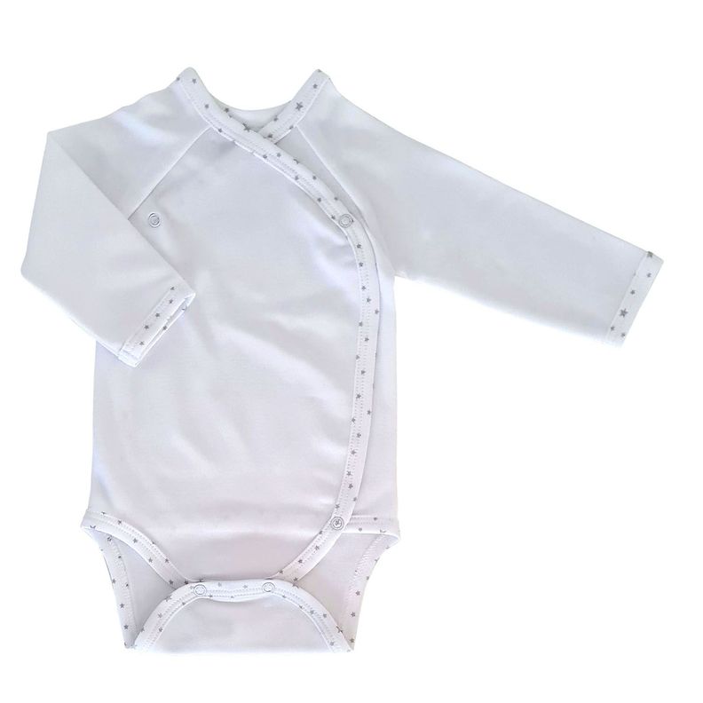 BODY CRUZADO ML ESTRELLAS 3-6 MESES-0