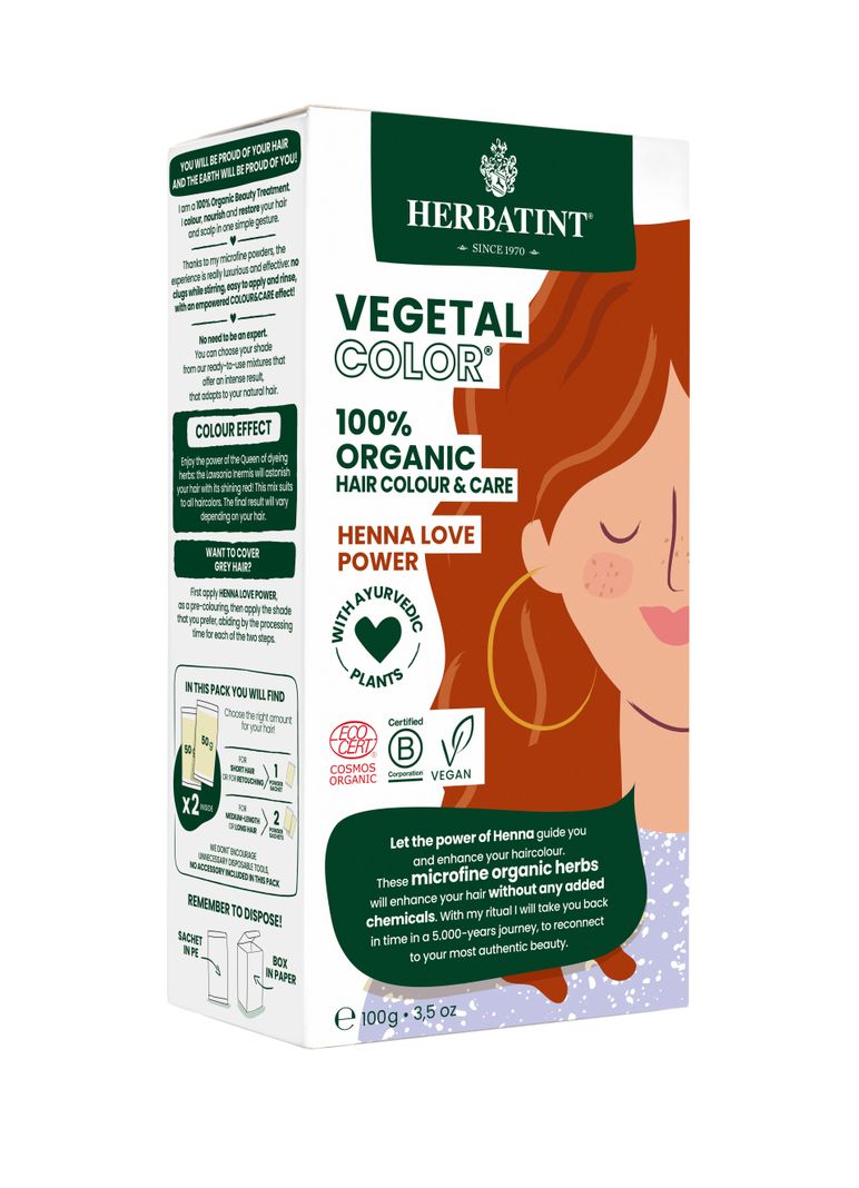 Henna 100% Orgánica - Love Power 100gr-0