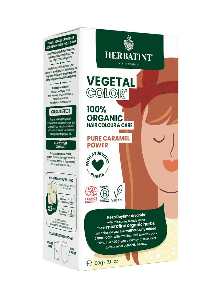 Henna 100% Orgánica - Pure Caramel Power 100gr-0