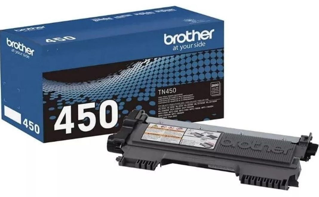 Cartucho Toner Brother Tn450 Negro Original - Zyc-1