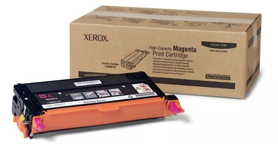 Toner Marca Xerox Phaser 6180 Magenta 113r00724 Original - ZYC-0