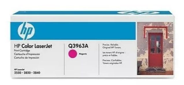Tóner Color Marca Hp 122a Magenta Código Q3963a Original Zyc-0