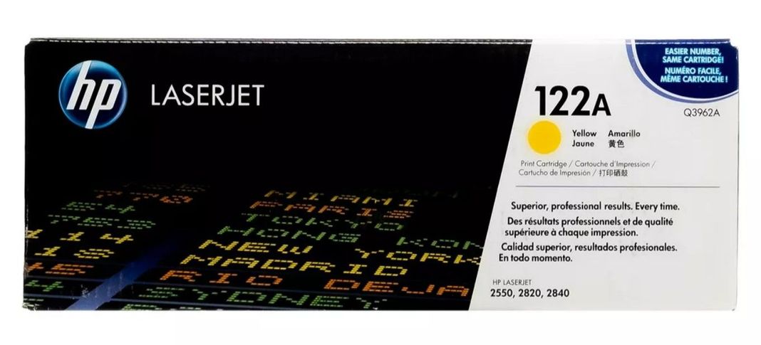 Tóner Color Marca Hp 122a Yellow Código Q3962a Original Zyc-0