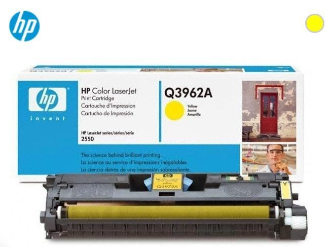 Tóner Color Marca Hp 122a Yellow Código Q3962a Original Zyc-1