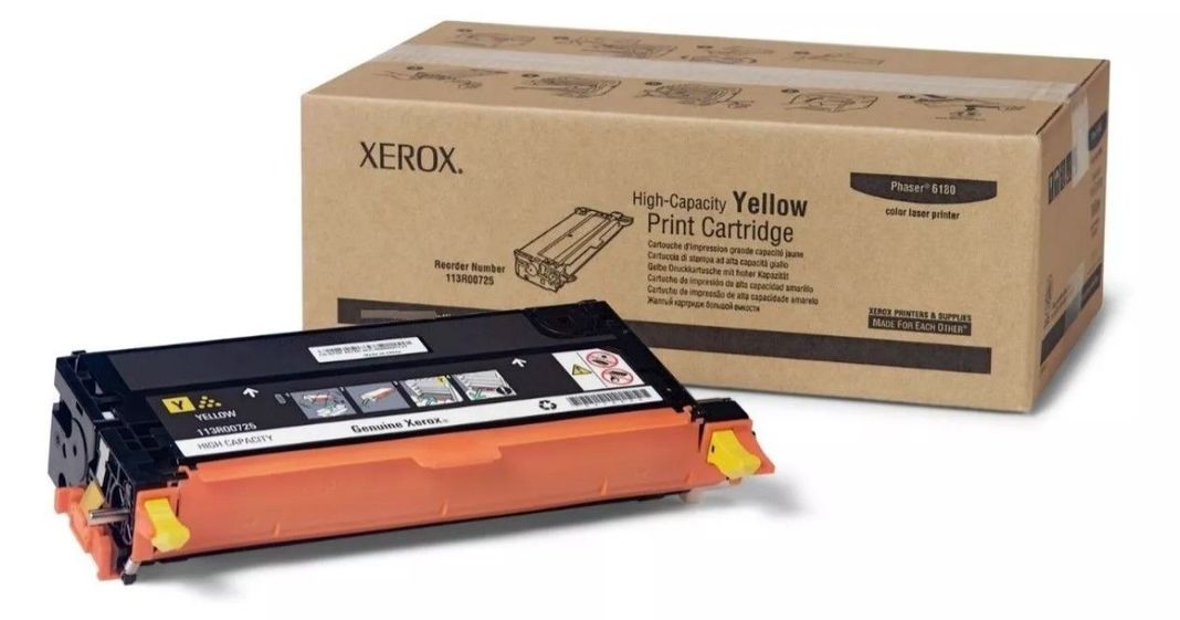 Toner Xerox Phaser 6180 Yellow 113r00725 Original - ZYC-0