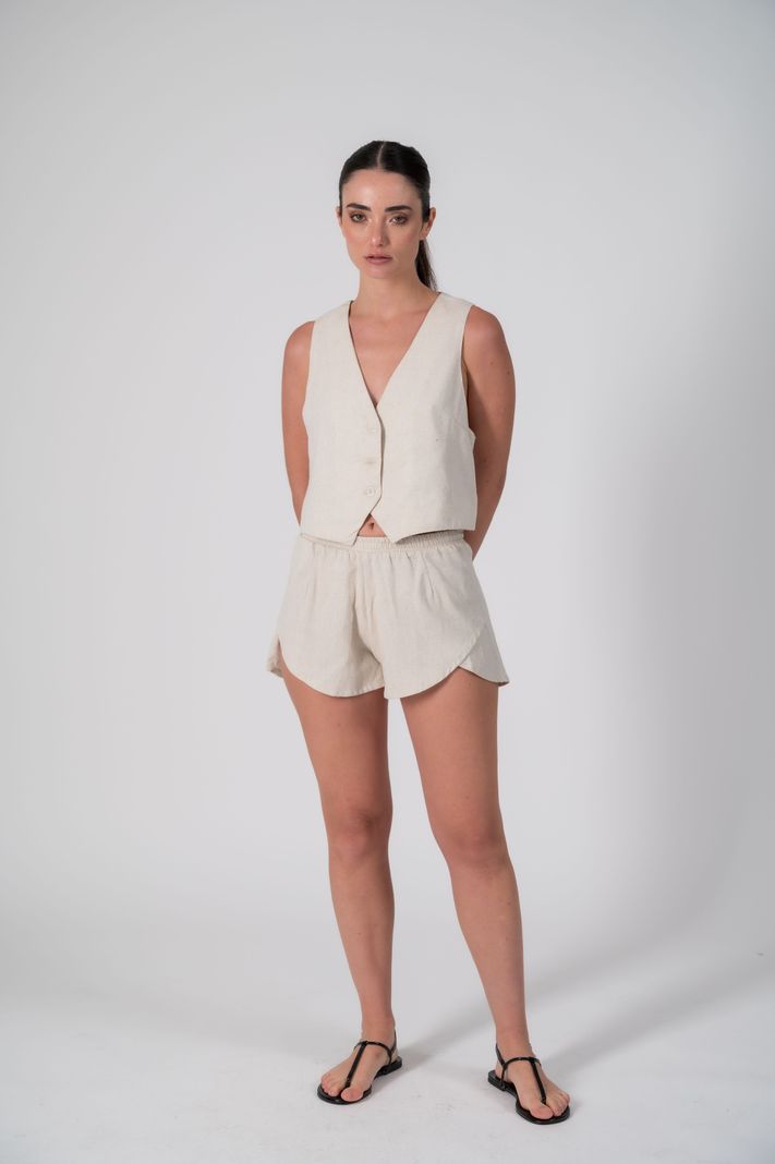 Short con lino