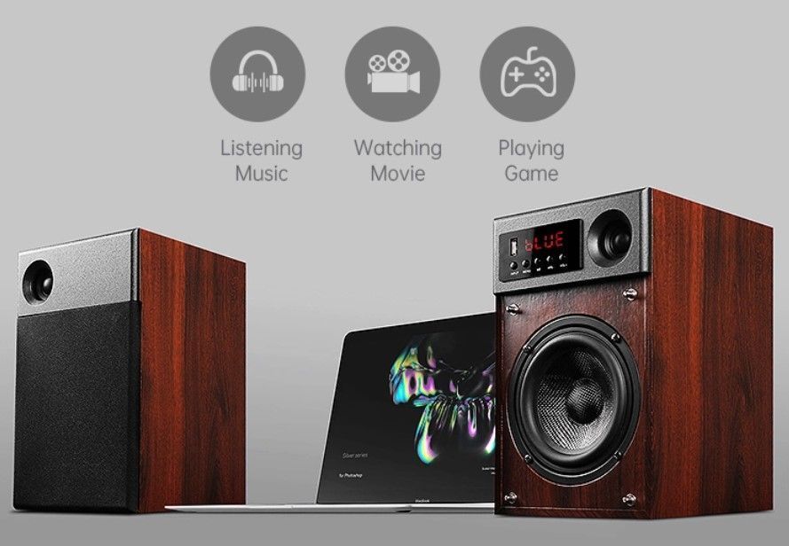 Parlantes Activos Hs 80watt-4