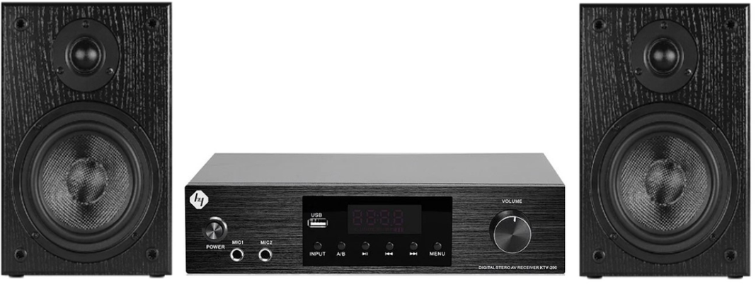 Receiver Hs 4.1 + Parlantes Hs Boockshelf-0