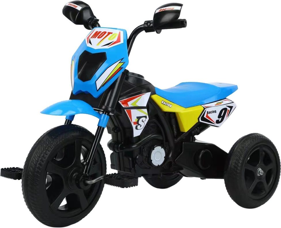 Triciclo Estilo Motocross Azul-1