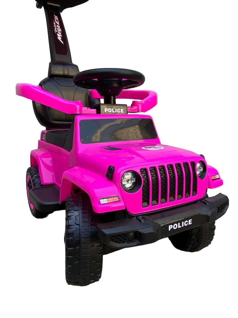 Correpasillos 2 en 1 Toldo y Bluetooth Rosado