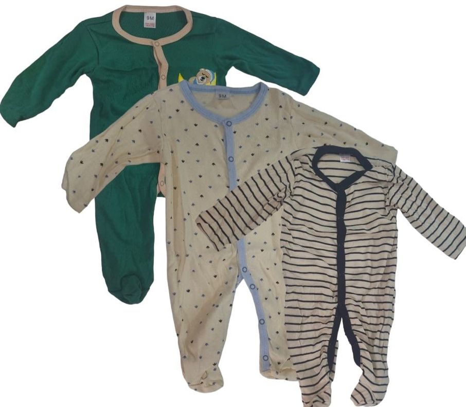 Pack 3 Pijamas Ositos Bebe Niño Algodon Rib-3