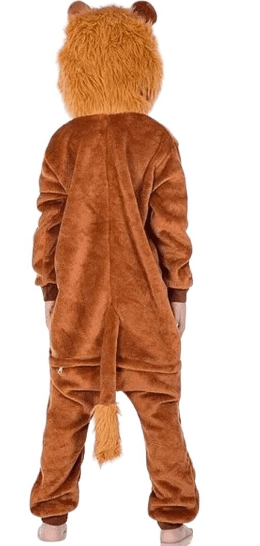 Pijama Enterito Polar Niño León-3