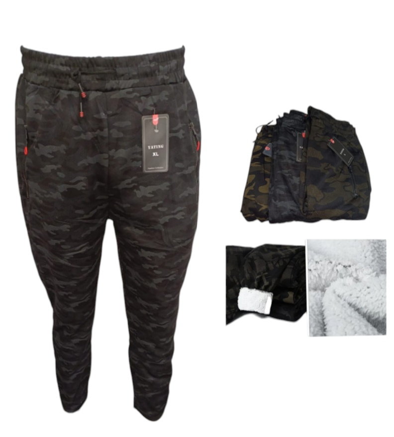 Pack 3 Pantalones Buzo Hombre Estilo Militar Chiporro Polar-1
