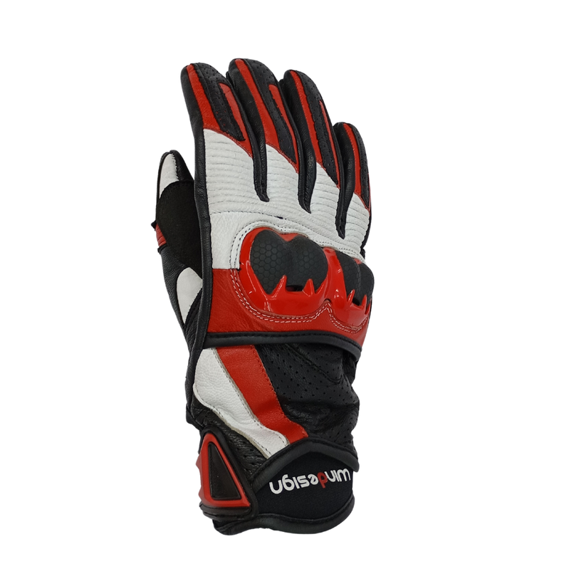 Guante Moto Cuero con protecciones -1
