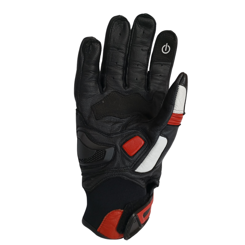Guante Moto Cuero con protecciones -3