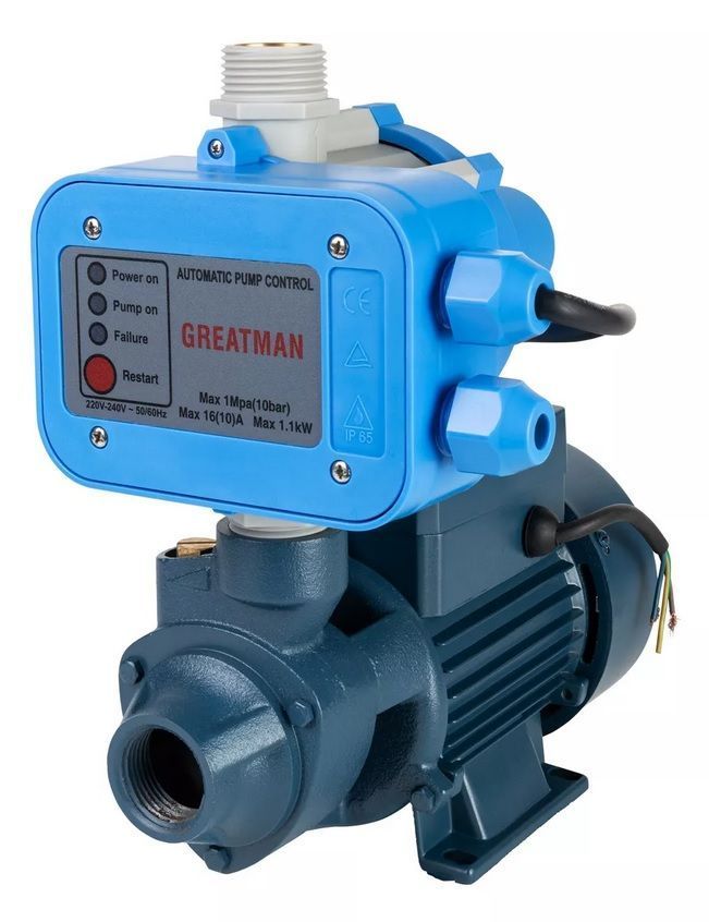 Kit Bomba de agua periférica 0.5 hp + Controlador de presión dps-1-0