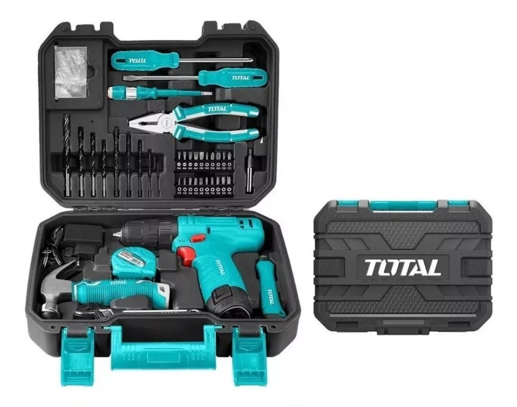 Set Atornillador Inalambrico 12v + Herramientas 81 piezas-0