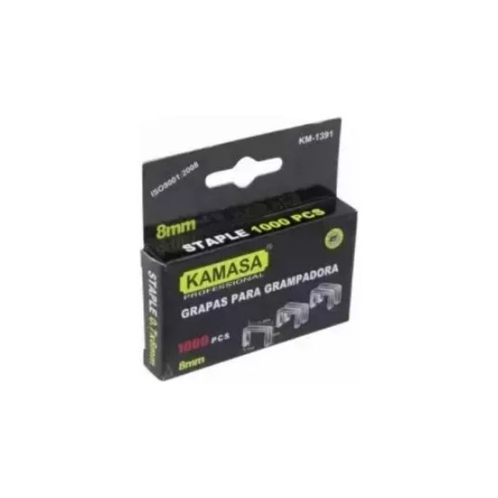 Pack 1.000 Grapas Corchetes 8mm/0.7mm-0