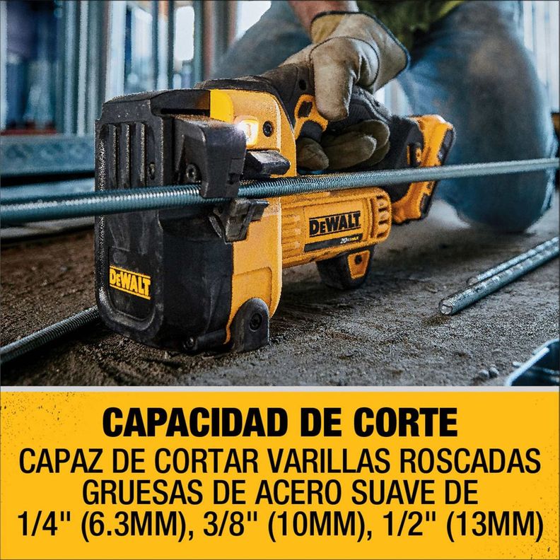Cortador De Varilla Roscada 20v Sin Batería Dewalt Dcs350b-4