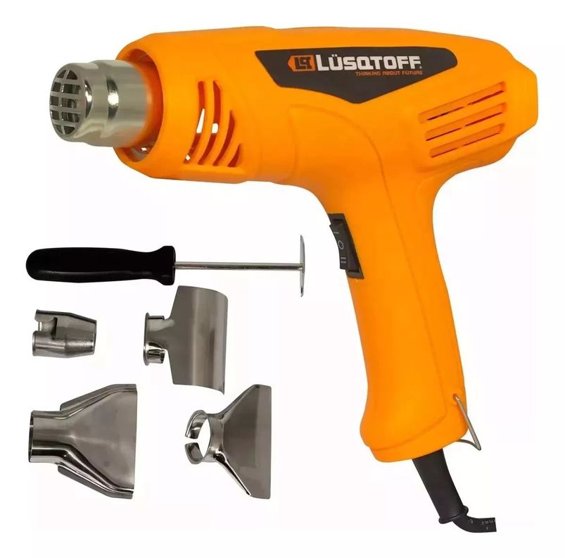 Pistola De Calor Aire Caliente Lusqtoff  Naranja-0