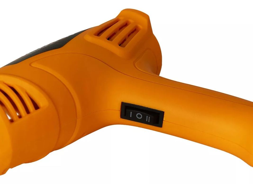 Pistola De Calor Aire Caliente Lusqtoff  Naranja-1