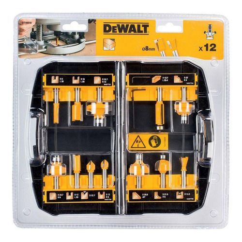 Set De Fresas 12 Piezas Dewalt Dt90016-qz-0
