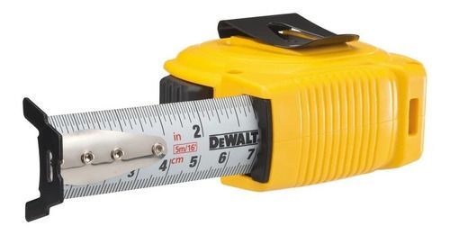 Huincha De Medir 5m/16' Diseño Compacto Dewalt Dwht34192l-1