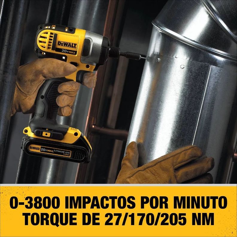 Kit Taladro Perc.+ Atornillador 20v + 2 Bat Dewalt Dck223d2-7