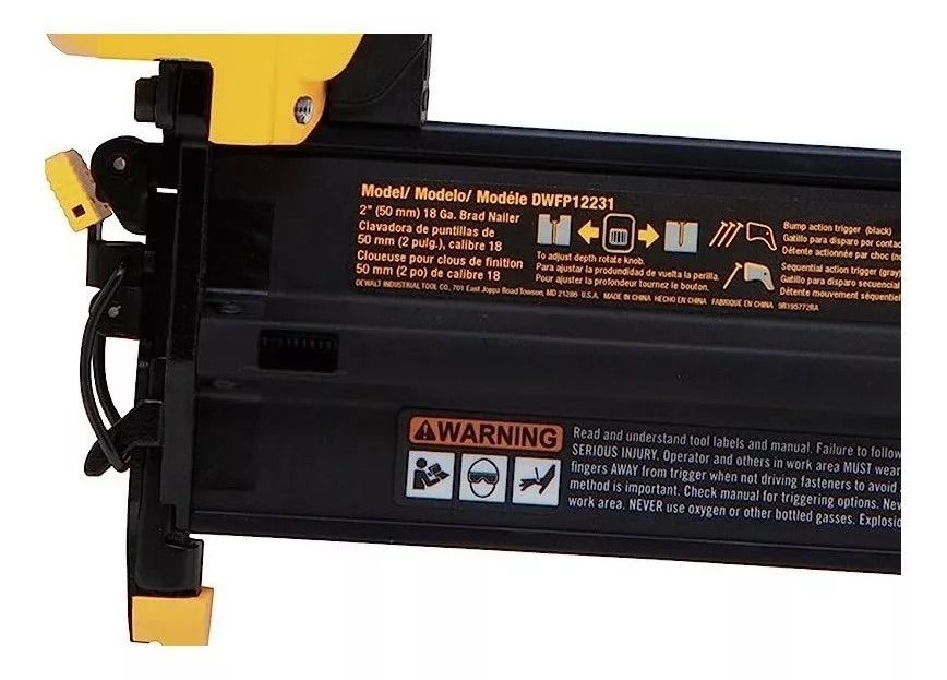 Clavadora Neumática Cal. 18 Clavo 5/8 A 2 Dewalt Dwfp12231-7