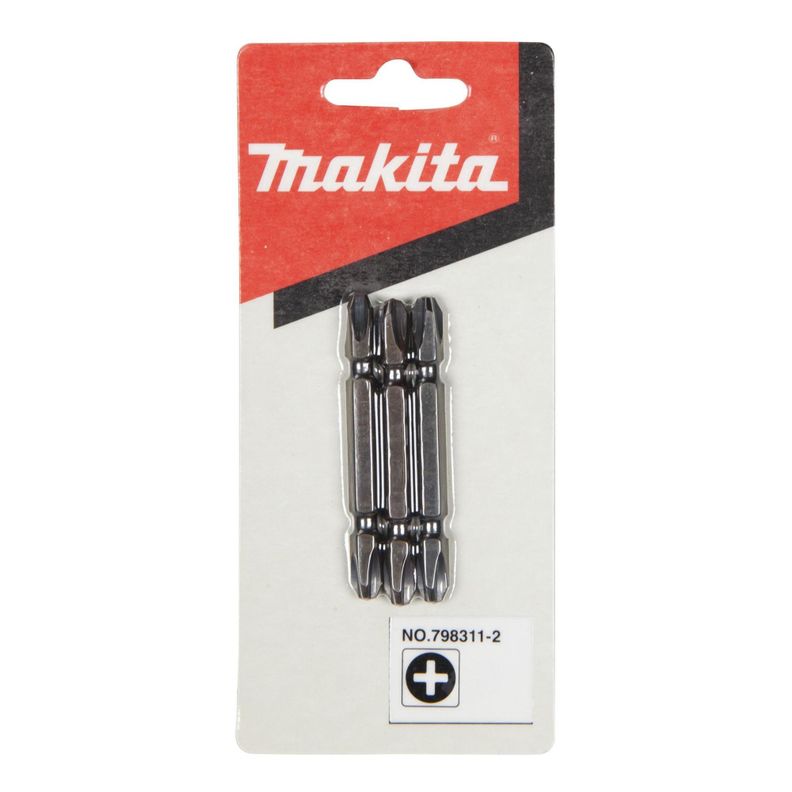 Set 3 pcs Puntas Phillips N°3 X 65 mm Doble Makita 798311-2-0