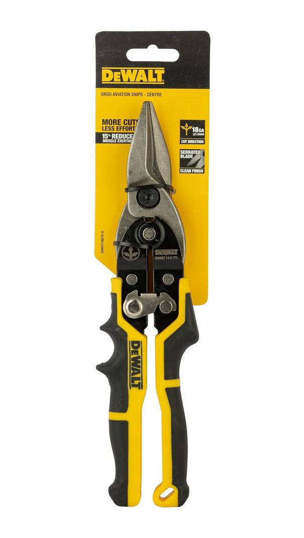 Tijera Ojalatera Corte Recto Dewalt Dwht14675-7
