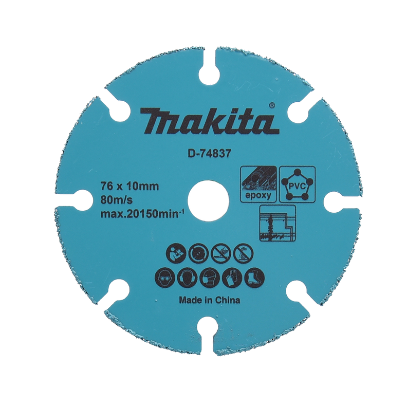 Disco de Corte Carburo de Tungsteno Makita 76x10mm D-74837-2
