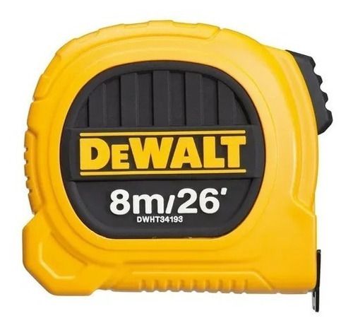 Huincha De Medir 8m/26' Diseño Compacto Dewalt Dwht34193l-0
